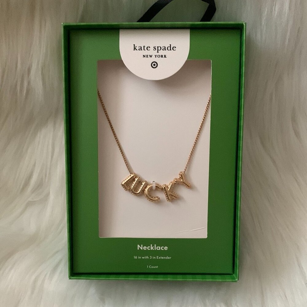 KATE SPADE X TARGET Lucky Bubble Chain Necklace in Gold